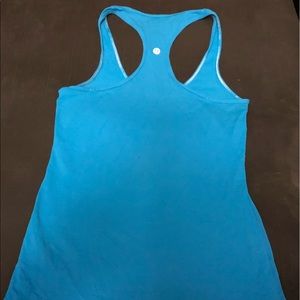 Blue Lululemon cool racerback